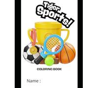 Tiger Sports Coloring Book