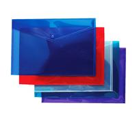 Tiger Stationery - Buste in plastica con bottone (SG14690)