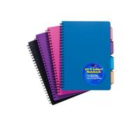 Tiger Stationery - Quaderno con divisori e rilegatura ad anelli (SG14695)