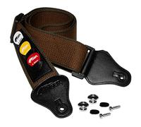 Tiger STP5-BR-PACK tracolla chitarra marrone con accessori