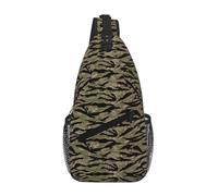Tiger Stripe Camo Crossbody Sling Bag Crossbody Spalla Petto Borsa Tracolla Tracolla Vita Fanny Pack Uomini Donne