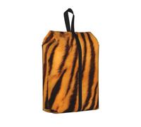 Tiger Stripe Pattern Print Durable Travel Shoe Bags for Storage and Packing, borsa impermeabile per scarpe con cerniera liscia, 1 pezzo., One Size, Chiusura con cerniera, con cinturino intrecciato