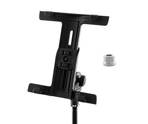 TIGER - Supporto per Tablet/Ipad per Microfono/Supporto Musicale Con Morsetto Regolabile, Nero