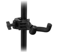 Tiger Supporto per ukulele, mandolino, supporto regolabile con presa sicura, supporto universale, gancio nero salvaspazio per piccoli strumenti a corda