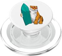 Tiger Surf Tavola da surf Estate PopSockets PopGrip per MagSafe