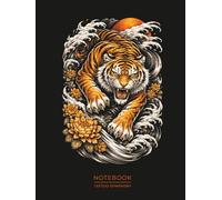 Tiger Tattoo Notebook - Japanese Style Art Journal: Fierce Tiger Design Inspired by Traditional Japanese Tattoo Art