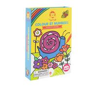 Tiger Tribe - Colour by Numbers/Rainbow Garden notitieboeken en kleurboeken, mee