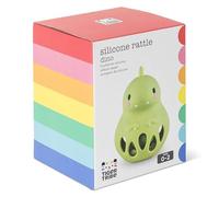 Tiger Tribe Sonaglio in silicone Dino - Sonaglio giocattolo per bambini