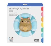 Tiger Tribe Spinner sensoriale a forma di orso, giocattolo fidget per finestrini auto, seggiolone e bagno, per bambini, regalo per neonati e bambini, dai 6 mesi in su