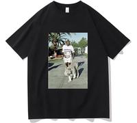 Tiger Tshirt Mike Tyson Short Sleeve Tee 100% Cotton T-Shirt Pattern Fun Streetwear Men Fashion Hip Hop T Shirts Size M