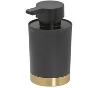 Tiger Tune Dispenser per Sapone Liquido Indipendente, ABS, Ottone Spazzolato, Nero, 6.8 x 12.4 x 8.3 cm