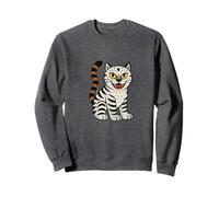 Tiger Vibe: K-Pop incontra l"arte popolare coreana Felpa