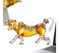Tiger Whiskey Decanter 500ml 3D Glass Novelty Bottle For Home Bar Gift