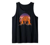 Tiger Wildlife Print Roaring Canotta