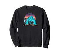 Tiger Wildlife Print Roaring Felpa