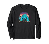 Tiger Wildlife Print Roaring Maglia a Manica