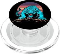 Tiger Wildlife Print Roaring PopSockets PopGrip per MagSafe