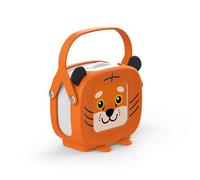 tigermedia tigerbox - Mini Starter Set Tiggi Tiggi Tiger, Scatola Audio per Bambini, con limitazione del Volume, Stereo, Rotella di Regolazione, connettore Jack e Custodia, Colore Arancione, con