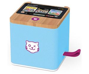 tigermedia tigerbox Touch Plus Miami Sky Azzurro | Audio Stereo per Bambini | Display Touch a Colori | con Luce Notturna | Connettore Cuffie Bluetooth | Batteria Extra Potente