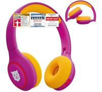 tigermedia tigerbuddies - Cuffie Bluetooth per bambini, vestibilità regolabile e morbida imbottitura, per bambini, con limitazione del volume, connettore jack e Bluetooth, 8 ore, senza fili