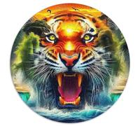 TigerPuzzle Da 1000 Pezzo Per Adulti E Bambini Rotondo FantasyRegalo Di Giocattoli Con Sfida Creativa1000pcs (67.5x67.5cm)