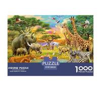Tigers And Lions1000 Piece Jigsaw Puzzle for Adults And Kids Educational Games Animal GatheringsFun And Challenging Home Decors Great Gift Idea38x26cm/1000pcs