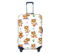 Tigers Go in for - Copertura per bagagli sportiva, lavabile, alla moda, antigraffio, con un cuore grato, XL, 1, Tigri andare per lo sport, S