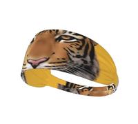 Tiger's Head - Fascia sportiva per uomo e donna, fascia per karate, traspirante, ideale per la corsa