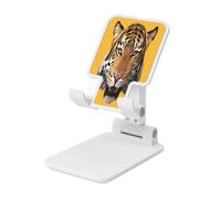Tiger's Head - Supporto da scrivania regolabile per iPhone, telefoni cellulari e tablet, portatile, design pieghevole