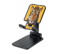 Tiger's Head - Supporto da scrivania regolabile per iPhone, telefoni cellulari e tablet, portatile, design pieghevole
