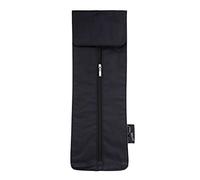 TigerTie - Borsa per cravatte da viaggio impermeabile in nero tinta unita