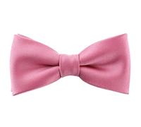 TigerTie - Farfalla per bambini in tinta unita con elastico, circonferenza del collo regolabile da 29 a 40 cm + custodia, Rosa chiaro, Fliegengröße: ca. 7 cm x 3,5 cm