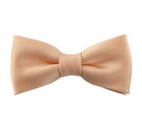 TigerTie - Farfalla per bambini in tinta unita con elastico, circonferenza del collo regolabile da 29 a 40 cm + custodia, salmone, Fliegengröße: ca. 7 cm x 3,5 cm