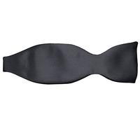 TigerTie - Farfallino papillon 100% Seta da annodare -Uni antracite