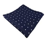 TigerTie fazzoletto - blu scuro royal bianco a pois - panno Pochette panno