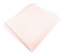 TigerTie - Fazzoletto da taschino di alta qualità, 100% cotone, tinta unita, 26 x 26 cm, rosa pallido, Taglia unica