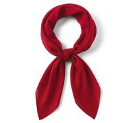 TigerTie signore chiffon foulard - rosso-traffico Uni dimensione 90 cm x 90 cm - sciarpa