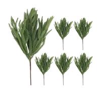 Tiges Pin - Branches Pin, Picchi Di Piante Verdure Di Noël 17,7 Pouces | Branches D'aiguilles Pin Artificielles, Fausses Branches D'arbre De Verdure De Noël Pour Décoration De Jardin Et De