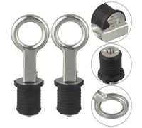 Tight Fit Design per Barche Due Confezioni Scarichi da 1 Pollice in Materiale di