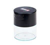 Tightpac America, Inc. Minivac, Contenitore sottovuoto ermetico, Multiuso, per Alimenti, capienza: 10-30 g, plastica, Black cap Clear Body, .12-Liter/4-Fluid Ounce