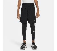 NIKE Pantaloni sportivi 'Pro' nero / bianco, Taglia 122-128