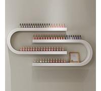 Tightstore Organizer da parete per smalti e smalti da parete, scaffale combinato per conservare profumi per oli essenziali, per il negozio di nail art