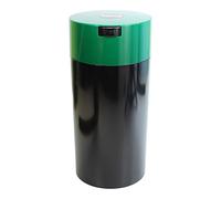 Tightvac 1 - 1/0,9 Kilogram Vacuum Sealed Dry Goods Storage Container, Black Body/Forest Greencap
