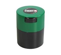 Tightvac 85 Gram Vacuum Sealed Dry Goods Storage Container, Black Body/Forest Green cap