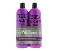 Tigi Bed Head Dumb Blonde Shampoo & Conditioner shampoo e balsamo per capelli biondi 750 ml + 750 ml