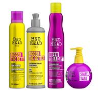 Tigi Bed Head Kit Volume Bigger Shampoo + Conditioner + Spray + Small Talk