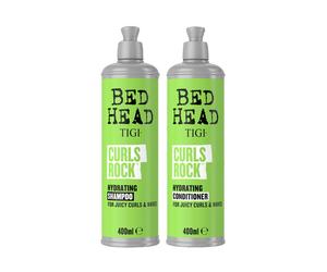 TIGI Kit Bed Head Curls Rock Hydrating Shampoo 400ml + Conditioner 400ml