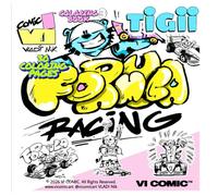 TiGii: Coloring Book 3: Formula Racing - 30 Coloring Pages