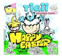 TIGII Happy Easter Coloring Book 5 - 30 Coloring Pages: Fun Easter Coloring Pages for All Ages