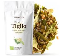 TIGLIO TISANA BIO 100g (50 Tazze) | Tè di Fiori di Tiglio 100% puro | Infuso Fiori di Tiglio REPLANTEA